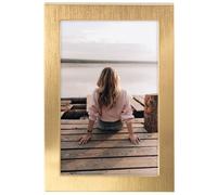 Hama Marco de aluminio dorado extra ancho para portal