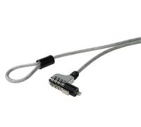 Hama Portátil Zahlen-Schloss 1,8m Notebook-Schloß Diebstahl-Sicherung Stahl-Seil