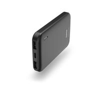 Hama | Power Bank 5.000 mAh con 2 Puertos USB-A | Diseño ligero y compacto con dos puertos USB-A para recargar el smartphone durante el día, Antracita