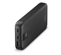 Hama | Power Bank PD-10 10.000 mAh Carga Rápida 2 USB-C y USB-A | Batería externa con 3 salidas, Power Delivery, ideal para cargar varios dispositivos de forma rápida y segura, Antracita