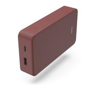 Hama Batería Recargable de 20.000 mAh (batería Externa, Carga rápida, USB A, USB C, espaciosa, Ligera, pequeña, Cargador) Verde