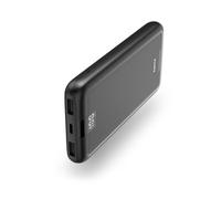 Hama | Power Pack Pack Perfomance-10 10.000 mAh (batería portátil, Power bank, Carga rápida, Cargador, 3 Salidas 1xUSB-C y 2xUSB-A) Color Antracita