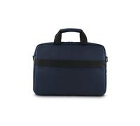 Hama | maletín para portátil de hasta 16.2" pulgadas (Bolsa para pc portátil ligera, con asas, bolsillos exteriores, bolsa de pc hecha con materiales reciclados) Azul