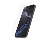 Hama| Protector de Pantalla Clear Protect para iPhone 16 Pro (Dureza 9H, calidad HD, fácil colocación, antihuellas) Transparente