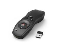 Hama - Puntero inalámbrico ""X Pointer 6 en 1"", puntero de radiofrecuencia, alcance de hasta 15 metros, color negro.