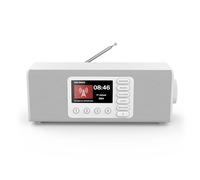 Hama Radio digital con despertador, radio DAB con pantalla grande, radio de cocina, DAB+, radio senior con control fácil, bluetooth, FM, radio despertador, radio estéreo, radio pequeña con buena