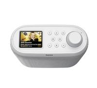 Hama | Radio Digital de Cocina bajo Mueble con Internet y Dab+. (Radio WiFi para Colgar, Altavoz Bluetooth con Spotify Connect, Control por App y Pantalla a Color) Blanco.