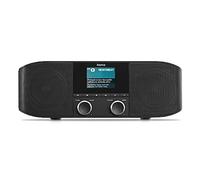 Hama Radio Dab+ Bluetooth DIR3030BT (Radio Dab/Dab Plus/FM/Radio Internet, WiFi, puerto USB, pantalla a color de 2,4", Spotify Connect, Amazon Music, Radio Despertador) Negro
