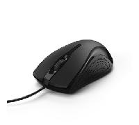 Hama MC-200 Ratón con Cable 1000DPI Negro