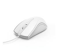 Hama | Ratón con Cable para PC (ratón de 3 Botones para PC, Portátil, Apto para Diestros y Zurdos, 1000 PPP, Sistemas Operativos: Windows 11/10/8/7/Vista/XP, Mac OS 10.10 o Superior) Blanco
