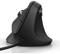 Hama - ratón ergonómico con cable (ratón vertical para diestros, 3
