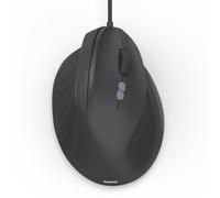 Hama Ratón óptico ECM-500R – con cable, 7 botones, para diestros, vertical, negro