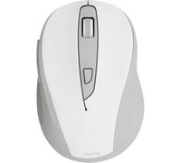Hama | Ratón inalámbrico ergonómico. (6 Botones silenciosos, Sensor óptico Ajustable 1600 dpi, Conexión USB Nano, Gestión de energía Inteligente) Blanco.