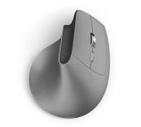 Hama | Ratón inalámbrico ergonómico Vertical. (Multidispositivo 3 Canales, Batería Recargable li-Ion, 2400 dpi, 7 Botones silenciosos) Gris.