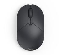Hama | Ratón inalámbrico Mini Compacto. (Botones silenciosos, Sensor óptico 1200 dpi, Receptor USB Nano, Ahorro de energía Inteligente) Negro.