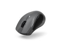 Hama | Ratón láser con hasta 3200 dpi (7 Botones, Sensor láser, Clic silencioso, Forma ergonómica, Receptor USB), Color Gris