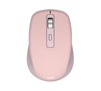 Hama - Ratón multidispositivo SS con cable de 7 botones WM-450, Radio/Bluetooth®, color rosa