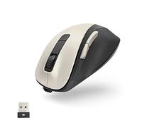 Hama Ratón MW-500 Recharge Blanco Crema
