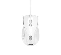 Hama - ratón óptico con cable mc-200 benfica (3 botones con rueda de