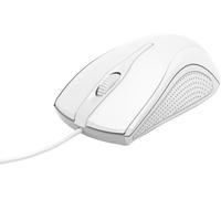HAMA Ratón Óptico USB de 3 Botones MC-200, Blanco