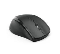 Hama | Ratón para Zurdos Inalámbrico Riano | Ratón Ergonómico con 6 Botones y Receptor Nano USB | para PC y Portátiles | Color Negro