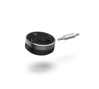 HAMA| Receptor Bluetooth para Coche con Enchufe Jack 3.5mm (con Bluetooth 5.1, Admite los asistentes de Voz existentes Siri y Google Assistant, 2 Botones para contestar Llamadas) Color Negro