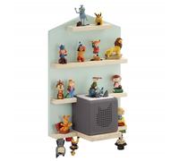 Hama Regal de Pared de Madera Haus para Tonies, Azul, Montaje