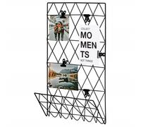 Hama Rejilla de Pared Memo Board Gitterwand 30x45cm Pronto DIY Metal Decoración