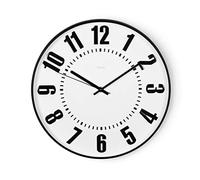 Hama Reloj de Pared Black Digits, diámetro 35 cm, Movimiento silencioso