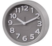 Despertador Analógico Hama Retro Gris con Alarma y Movimiento Silencioso