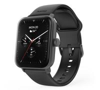 Hama - Reloj inteligente GPS integrado 6010" (reloj deportivo, pantalla TFT de 1,65", función de llamadas y control de voz Siri/Google, impermeable IP68/3 ATM), color negro