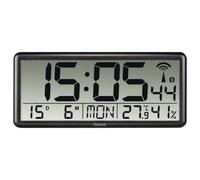 Hama | Reloj Pared Digital 15,5", indicador de Temperatura y Humedad, Negro