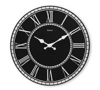 Hama | Reloj Pared Vintage silencioso. (30 cm, Cuarzo, numeros), Negro