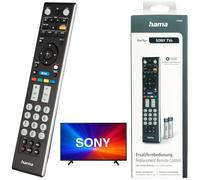 Hama Repuesto Control Remoto para Sony Bravia Smart TV LED Oled Netflix App Etc