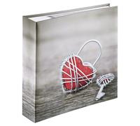 Hama Álbum memo Rustico, para 200 fotos en formato 10x15 cm, Metal Heart