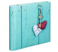 Hama Álbum de Fotos, Madera, Llave de Amor, 30 x 30 cm