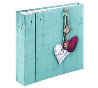 Hama Rustico Lila álbum de foto y protector - Álbum de fotografía (Lila, 100 hojas, 10 x 15, 200 hojas, 220 mm, 225 mm)