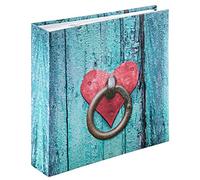 Hama Rustico Naranja álbum de Foto y Protector - Álbum de fotografía (Naranja, 100 Hojas, 10 x 15, 200 Hojas, 225 mm, 225 mm)