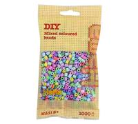 Hama Sachet 1000 perles Pastel Mixte Actividades Creativas, Multicolor, Talla única (161-00207.50)
