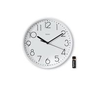 Hama I Reloj de Pared (Salina, Decoración Pared, Diametro 25 cm) Blanco