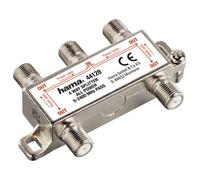 Hama Sat-Verteiler 4-fach Dc Paso Sat-Splitter Bk-Distribuidor Cable Único Apto