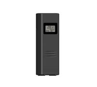Hama |Sensor exterior TS39H para estación meteorologica (Dimensiones 9 x 6,5 x 3 cm, Medición humedad: 20% a 95%, Medición temperatura: -20ºC a 60ºC) Negro
