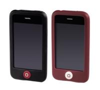 Hama Set 2X Silicona Funda Protectora Bolsa Case Cover Para Apple IPhone 3G 3GS