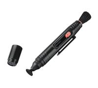 HAMA | Sistema de Limpieza para cámaras, Lentes, Dispositivos (Lápiz rotulador Limpiador de Lentes con Cepillo) Negro