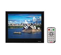 Hama Slimline - Marco Digital (9,7", HD, LED, JPG, AVI, MP3), Color Negro