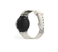 HAMA | Smartwatch 8900 (Reloj Inteligente, con GPS, Pantalla Tactil Amoled, Reloj Deportivo, Permite Hacer Llamadas en Manos Libres) Color Plata y Beige.