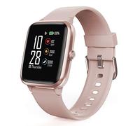 Hama | Smartwatch Resistente al Agua (Reloj Inteligente con protección IP68, GPS Integrado, 6 días de autonomía, medidor de frecuencia Cardiaca y Gastos de calorías) Rosa