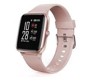 Hama | Smartwatch Resistente al Agua (Reloj Inteligente con protección IP68, GPS Integrado, 6 días de autonomía, medidor de frecuencia Cardiaca y Gastos de calorías) Rosa