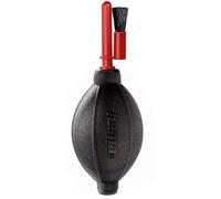 Hama Pera limpiadora para cámaras y objetivos con cepillo, válvula y diseño ecológico Rojo/Negro