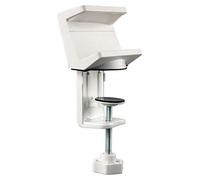 Hama Soporte de Mesa para regletas de enchufes (enchufes múltiples, Soporte de Abrazadera con gestor de Cables, para Escritorio/Mesa, fijación de Mesa con Pinza/atornillable), regleta múltiple